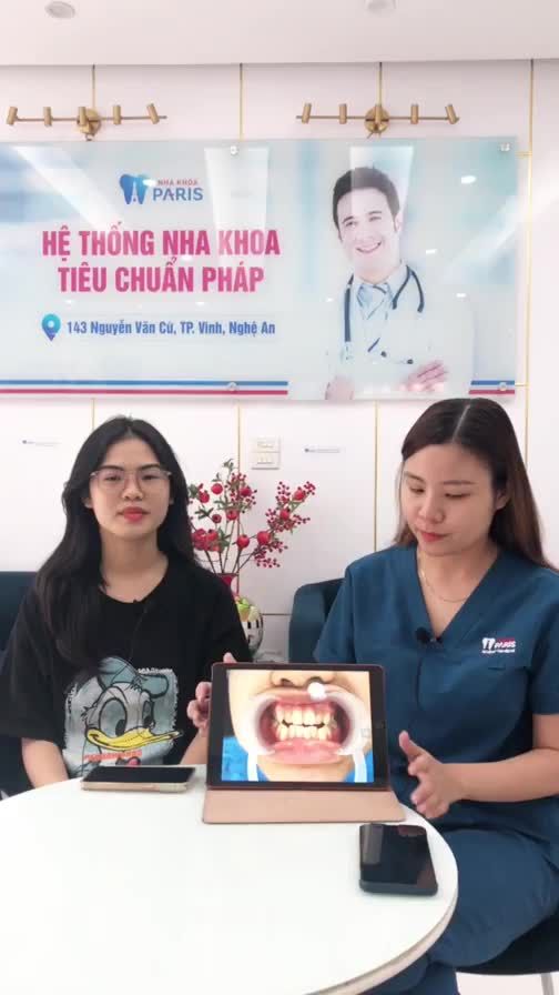 Thay đổi sau tháo mắc cài chỉnh nha tại Nha khoa Paris- Chi Nhánh Nghệ An