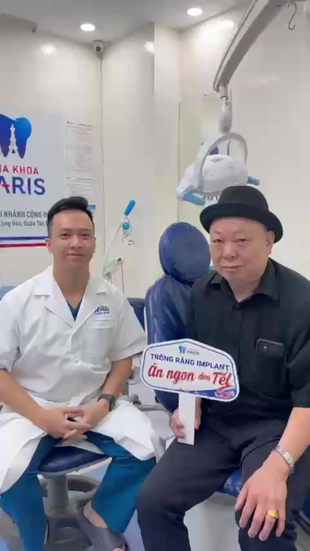 Tin Tưởng Paris, Chú Hà bay từ Đức về Việt. Nam trồng răng