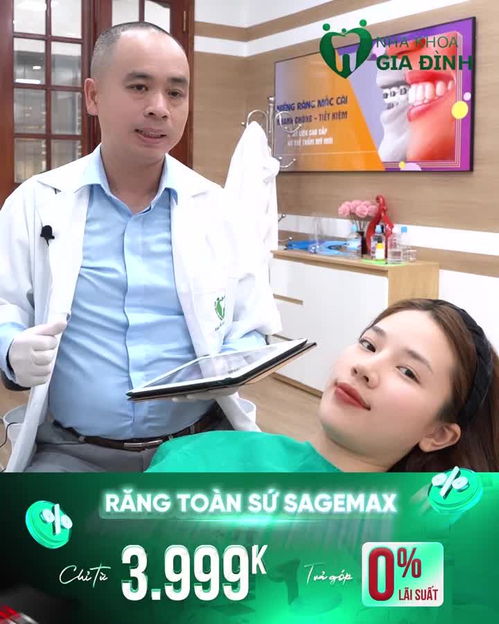 RĂNG SỨ SAGEMAX - CHO VẺ ĐẸP THUẦN KHIẾT, BỀN BỈ