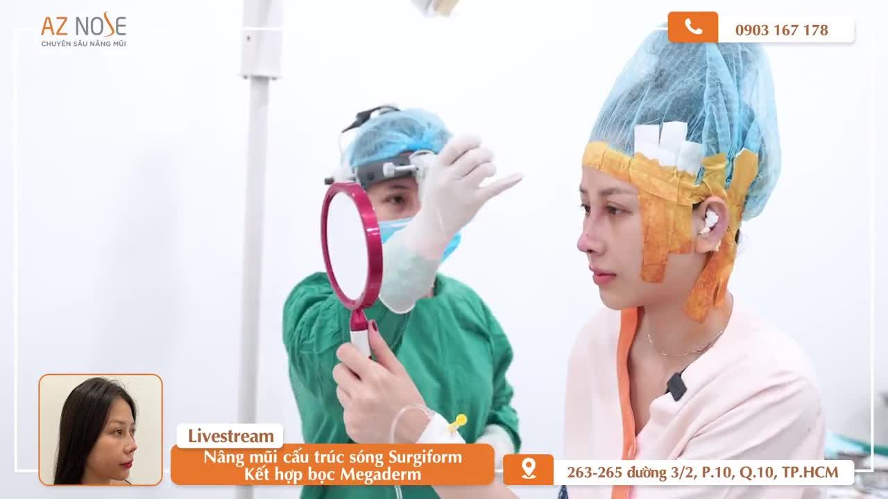 Người đẹp Quảng Nam ưng ý với dáng mũi mới