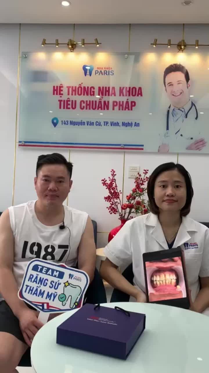 Phong độ hẳn lên với Bọc răng sứ 16 Răng Lava tại Nha khoa Paris - Chi nhánh Vinh