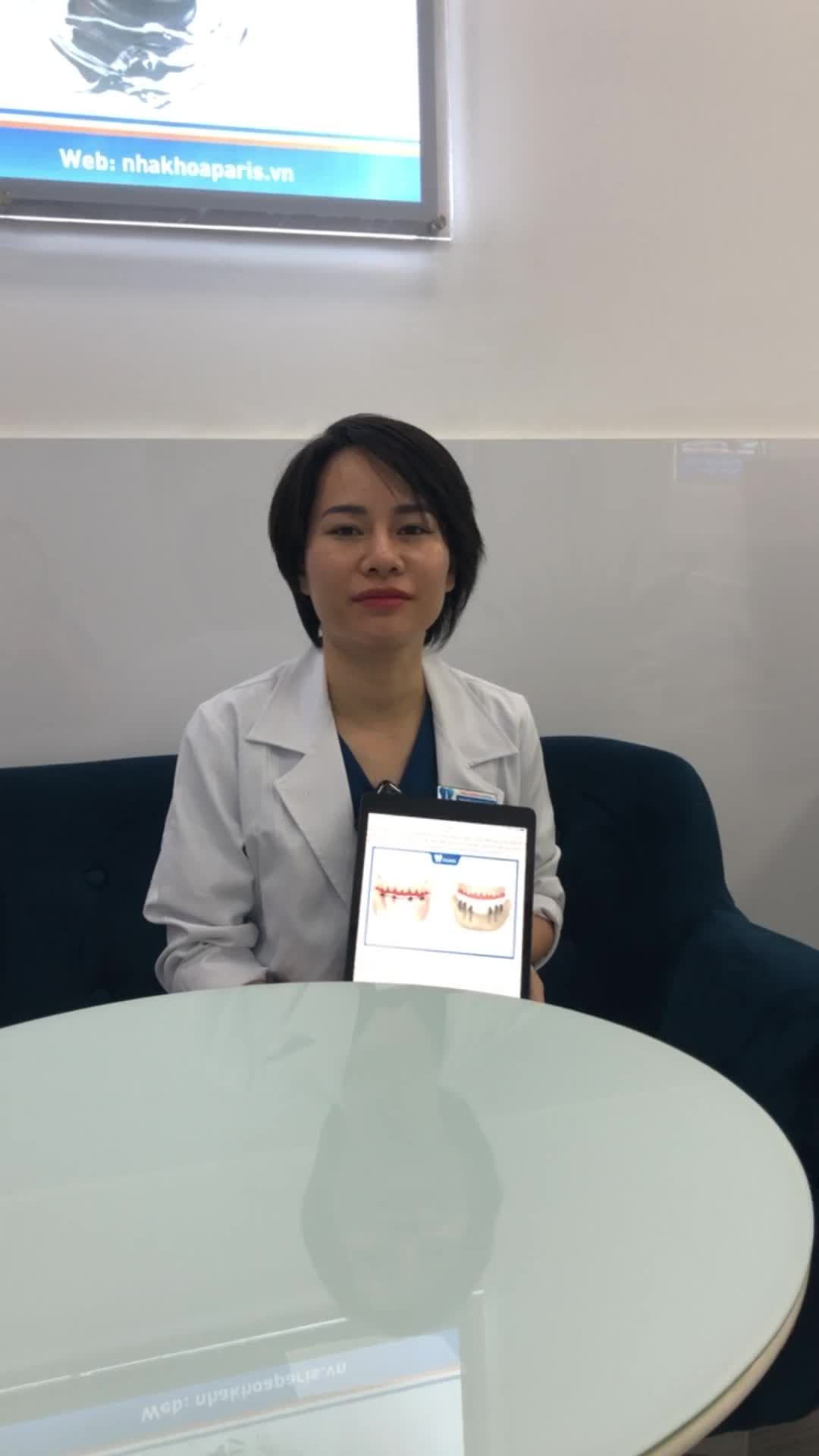 Tìm hiểu về phương pháp cấy ghép All On 4,6,8  Cùng BS. Thu Hằng