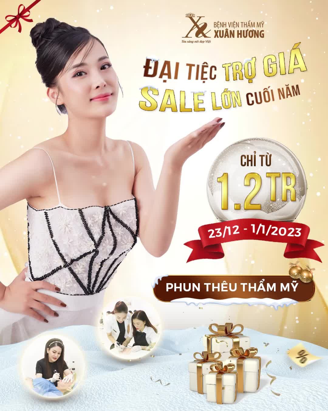 ƯU ĐÃI SỐC CHỈ TỪ 1,2 TRIỆU CÁC DỊCH VỤ PHUN THÊU, ĐẸP RẠNG NGỜI KỊP THỜI ĐÓN TẾT