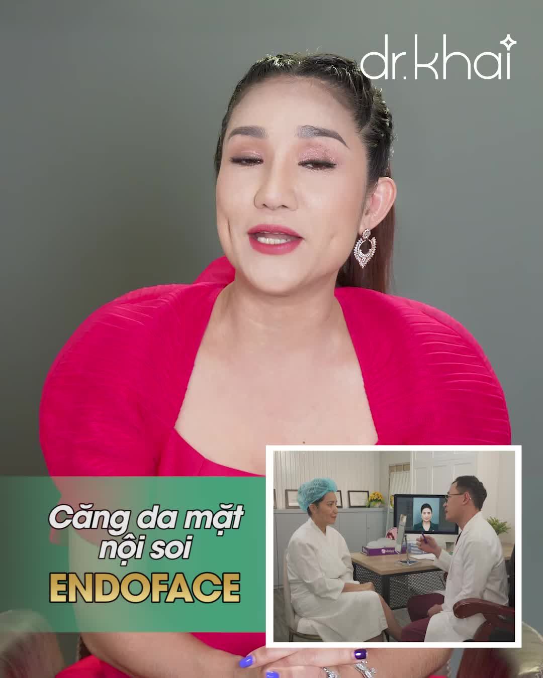 NSƯT CÁT TƯỜNG HÀI LÒNG VỀ PHƯƠNG PHÁP CĂNG DA MẶT ENDOFACE.