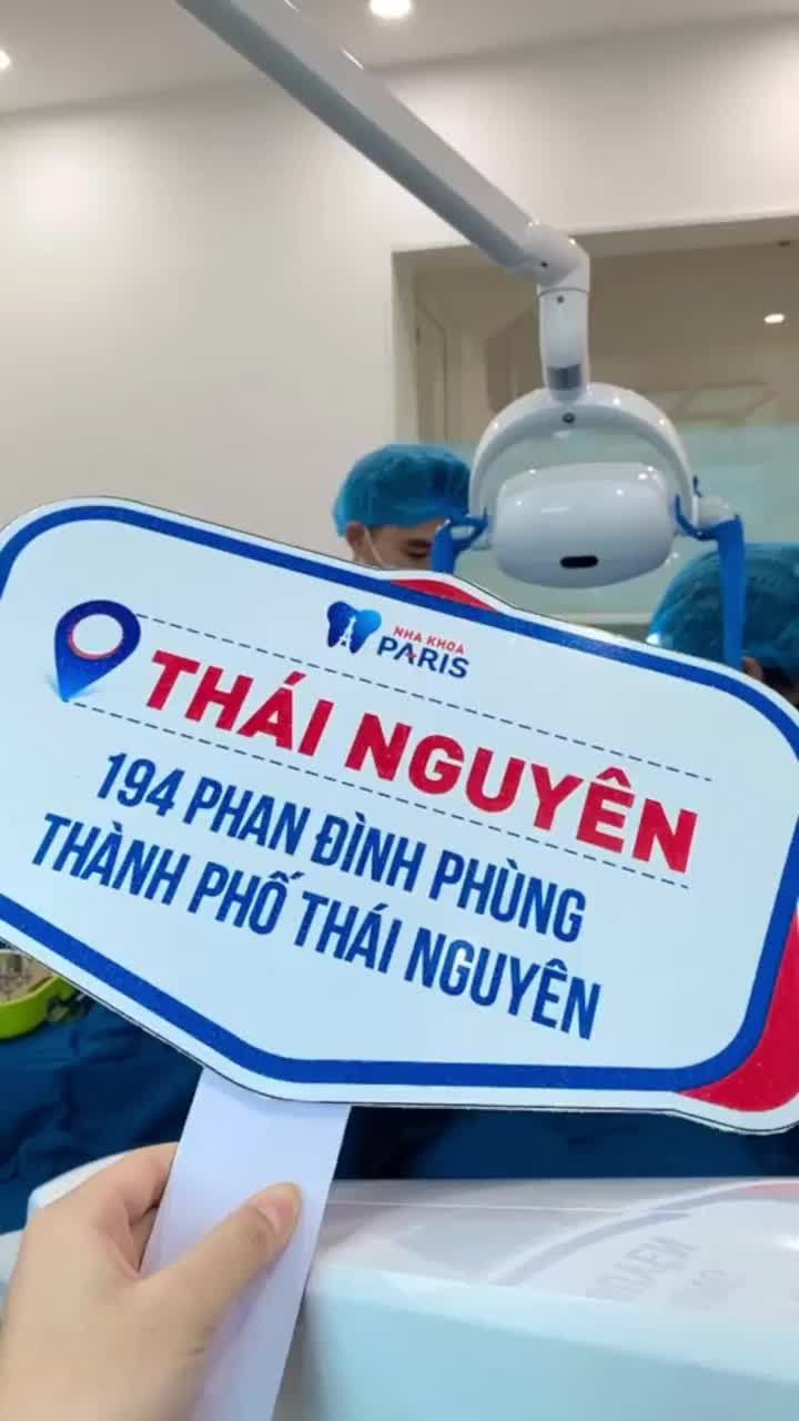 Quá trình gắn răng trên implant tại Nha khoa Paris - Chi Nhánh Thái Nguyên