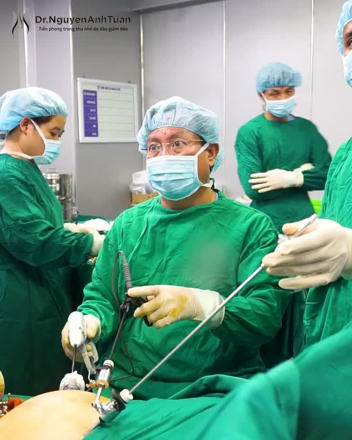 Chúng tôi đã tiến hành phẫu thuật nội soi thu nhỏ dạ dày cho bạn nữ may mắn được tài trợ 50% chi phí phẫu thuật giảm béo bằng phương pháp thu nhỏ dạ dày.