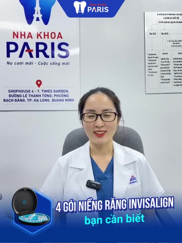 4 GÓI NIỀNG RĂNG INVISALIGN BẠN CẦN BIẾT TẠI NHA KHOA PARIS!
