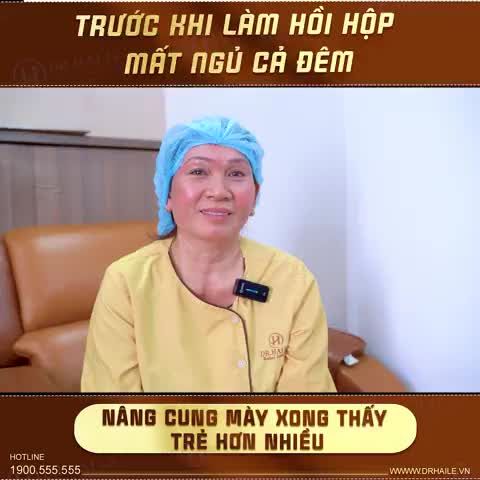 Có ai trước khi thẩm mỹ mắt hồi hộp mất ngủ cả đêm giống như chị khách hàng của chúng ta không ạ!