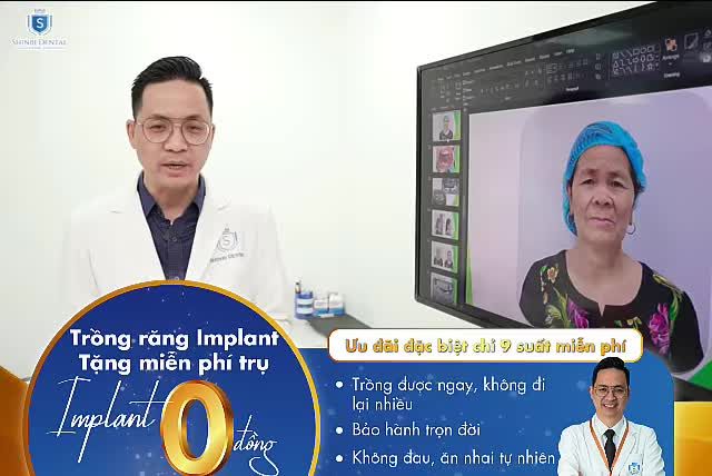Trồng răng Implant tặng miễn phí trụ