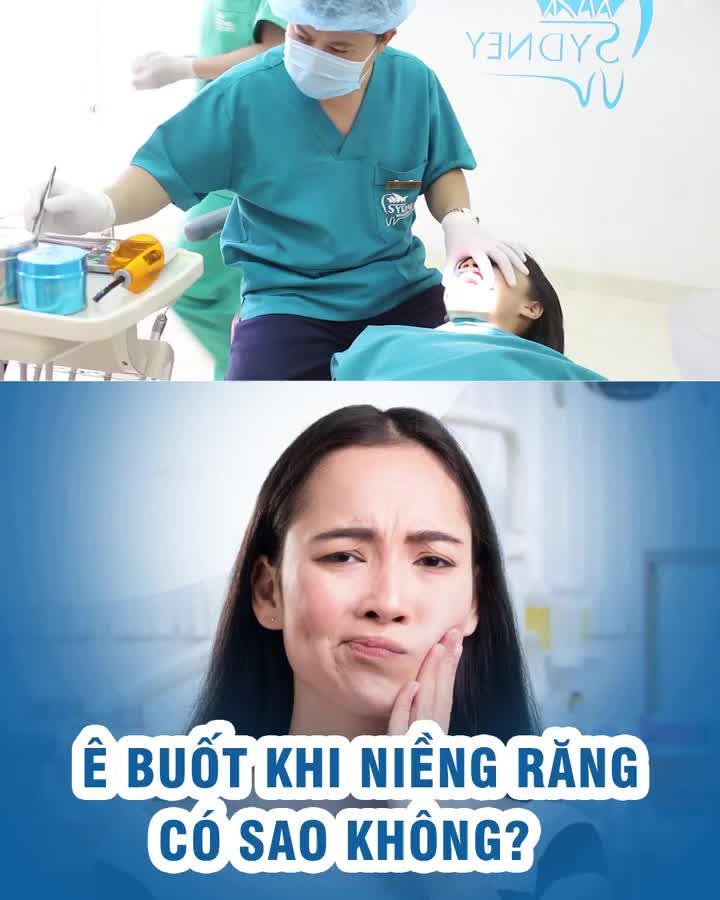 Ê buốt khi niềng răng có sao không?