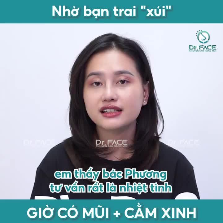 NHỜ BẠN TRAI “XÚI” GIỜ CÓ MŨI + CẰM XINH