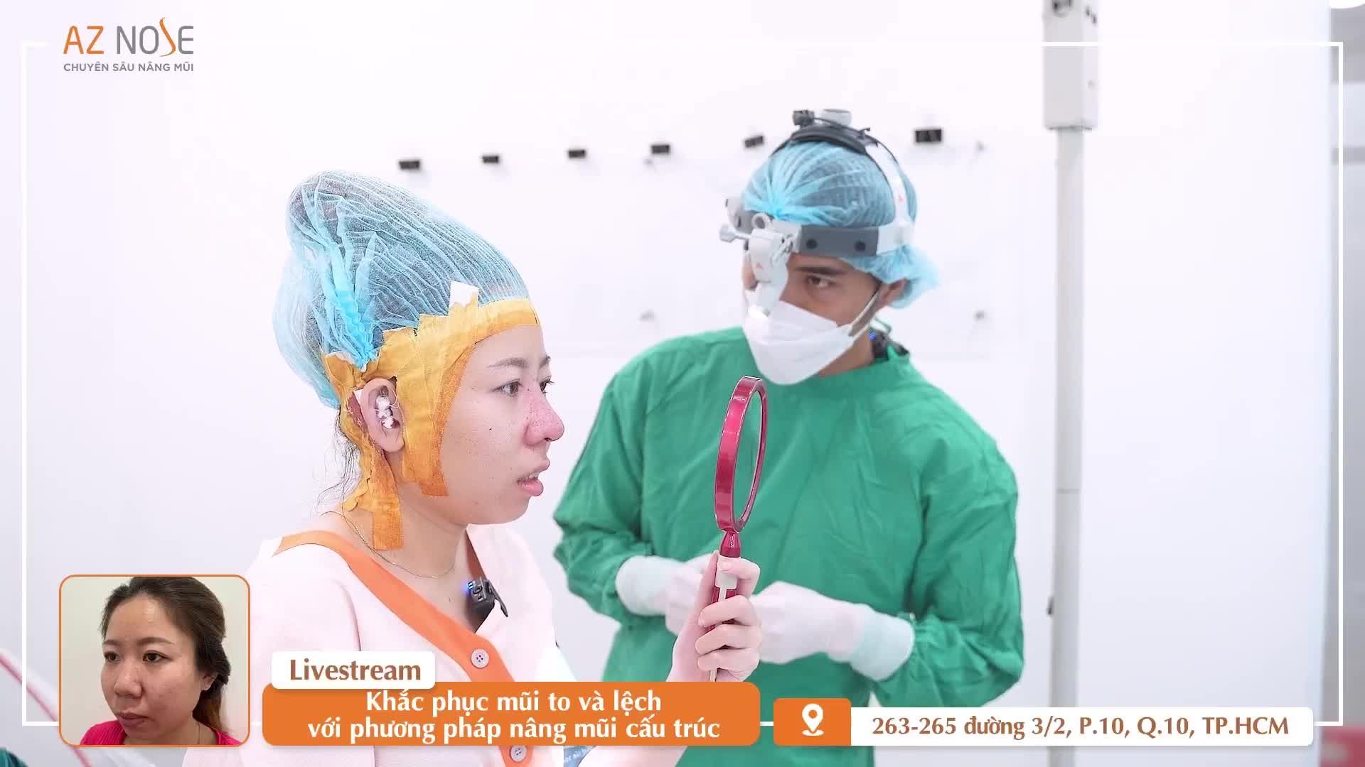 Cải thiện đầu mũi t.o cho khách hàng có nền da m.ụn