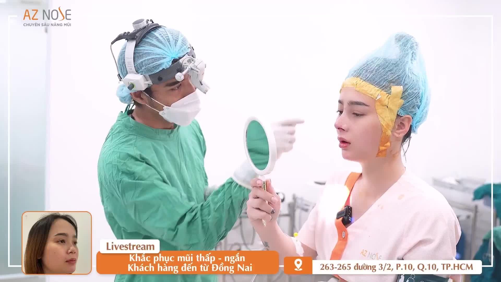 Mũi th.ấp - ngắn thay đổi thế nào sau khi nâng mũi cấu trúc?
