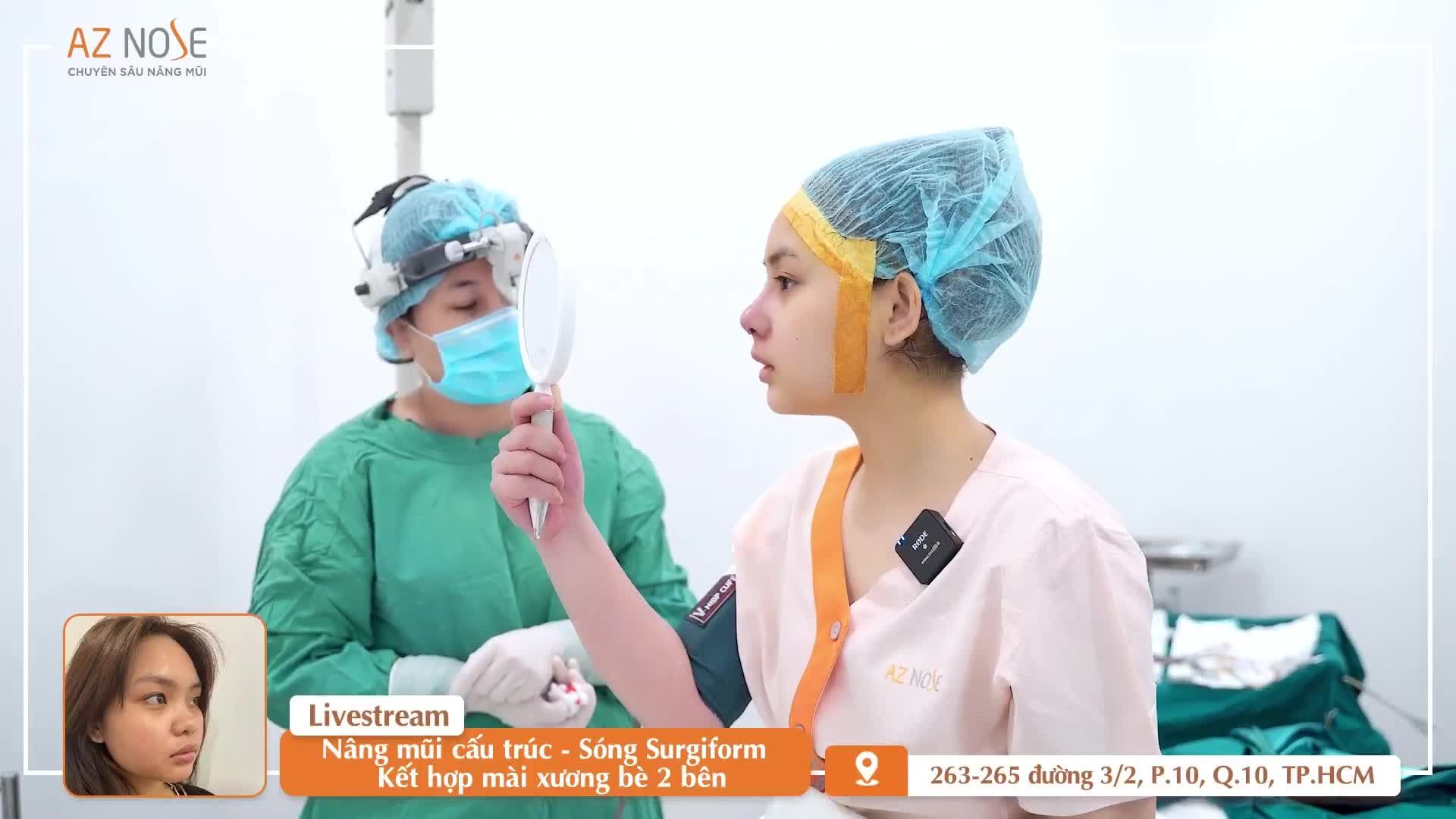 Dáng mũi Sline cao vừa của nàng sinh viên 2K2