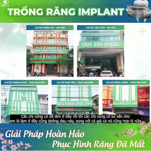 TRỒNG IMPLANT PHỤC HỒI CHỨC NĂNG ĂN NHAI - ĐẢM BẢO CHẤT LƯỢNG CUỘC SỐNG