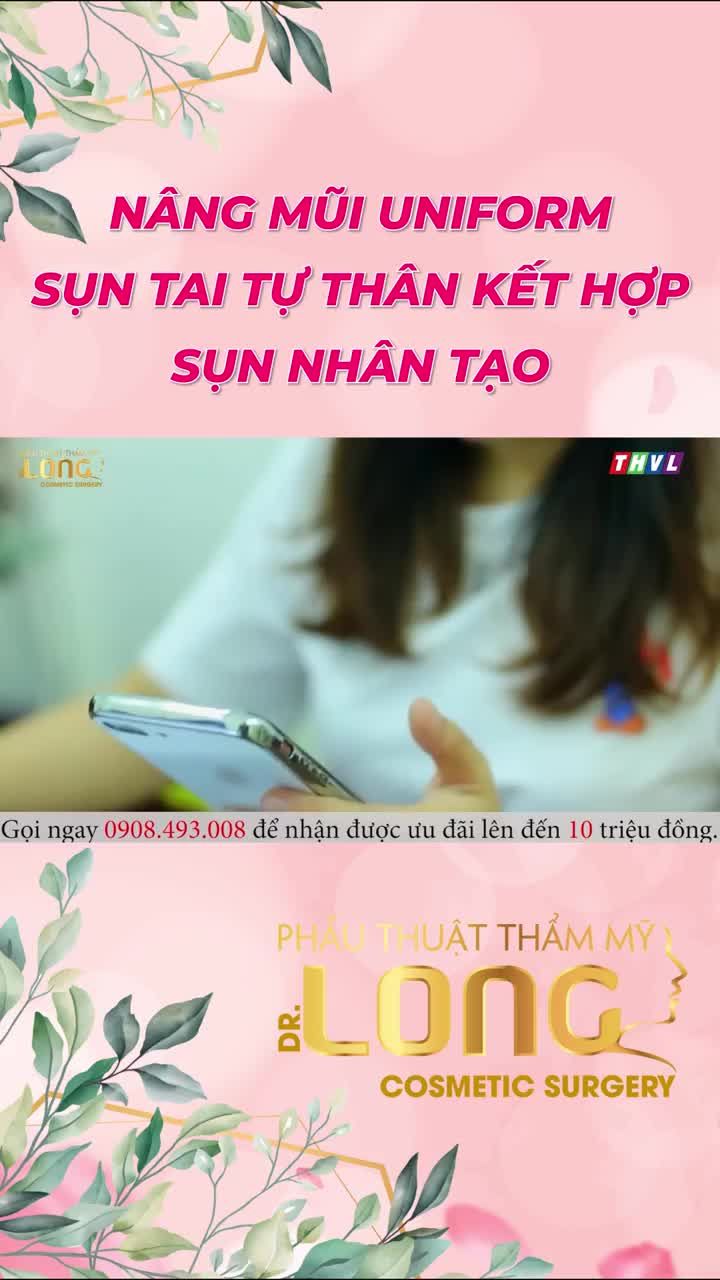 Nàng khách tranh thủ tận dụng 30 phút để ghé sang PTTM Bác sĩ Long, tân trang chiếc mũi cho thật tự tin đón chào năm QUÝ MÃO.
