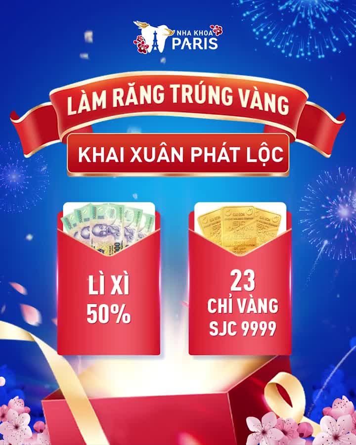 KHAI XUÂN PHÁT LỘC - TRÚNG 23 CHỈ VÀNG SJC 9999