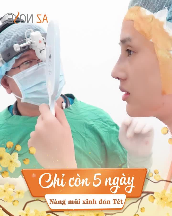CHỈ CÒN 5 NGÀY ĐỂ NÂNG MŨI XINH ĐÓN TẾT