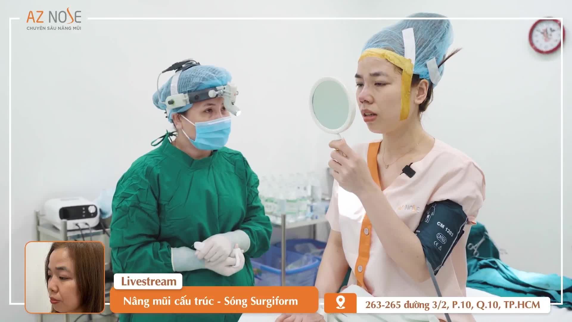 Khắc phục tình trạng mũi t.o b.è cho cô nàng 9X