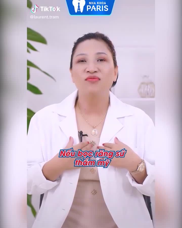 BỌC RĂNG SỨ 100% KHÔNG ĐIỀU TRỊ TỦY