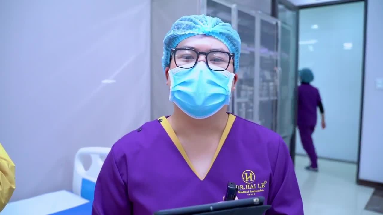 Da chùng nặng mắt quá, may có người mách cho đi làm mí cung mày xong thoáng hẳn