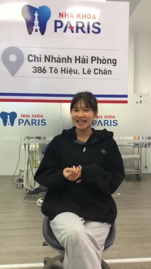  Cảm nhận của khách hàng sau khi chỉnh nha mắc cài được 2 năm tại nha khoa Paris Hải Phòng