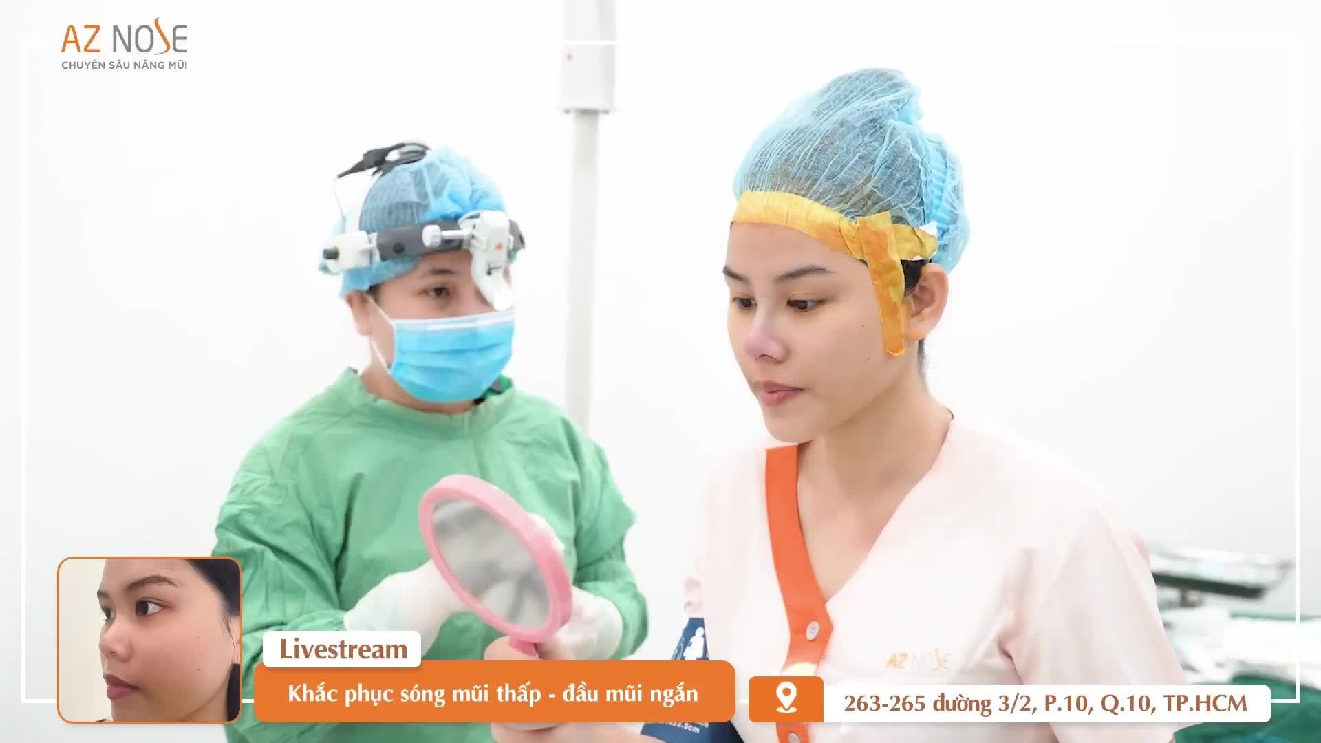 "Bác Nhung làm mũi em c.ao và không còn ng.ắn nữa"