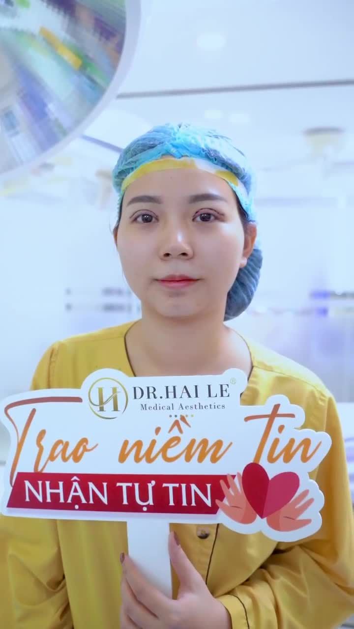 Combo Cắt mí + Độn cằm V-line giúp em gái sở hữu gương mặt cân đối xinh xắn như thế nào? Cả nhà cùng đón xem