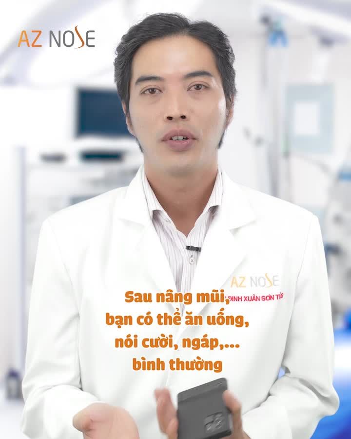 Có thể ngáp bình thường sau phẫu thuật nâng mũi không