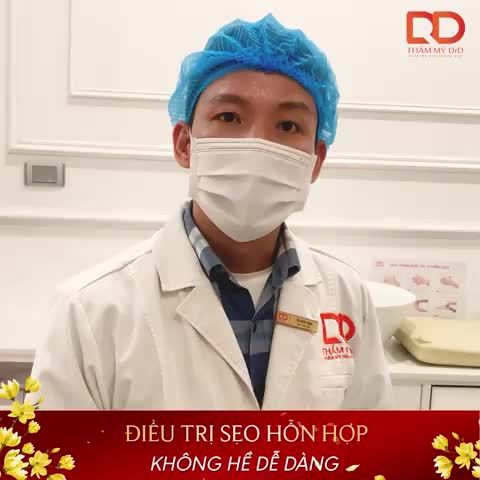 Điều trị sẹo lõm hỗn hợp - Rất khó.
