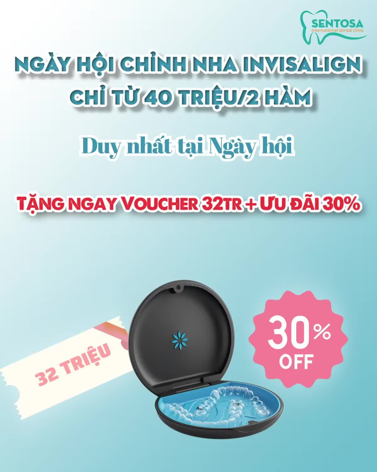 40TRIỆU/2 HÀM DUY NHẤT CÓ TẠI NGÀY HỘI INVISALIGN
