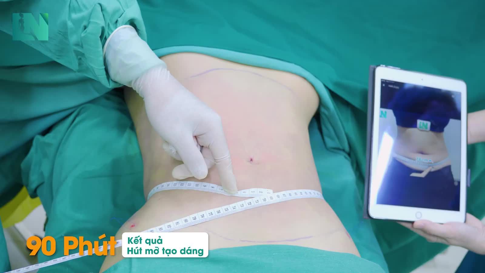 Không còn mỡ bụng, chỉ có chạm tay đường nét eo thon!