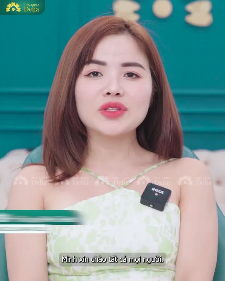 Gặp lại chị Luyên sau 3 tháng thẩm mỹ răng sứ tại nha khoa Delia,