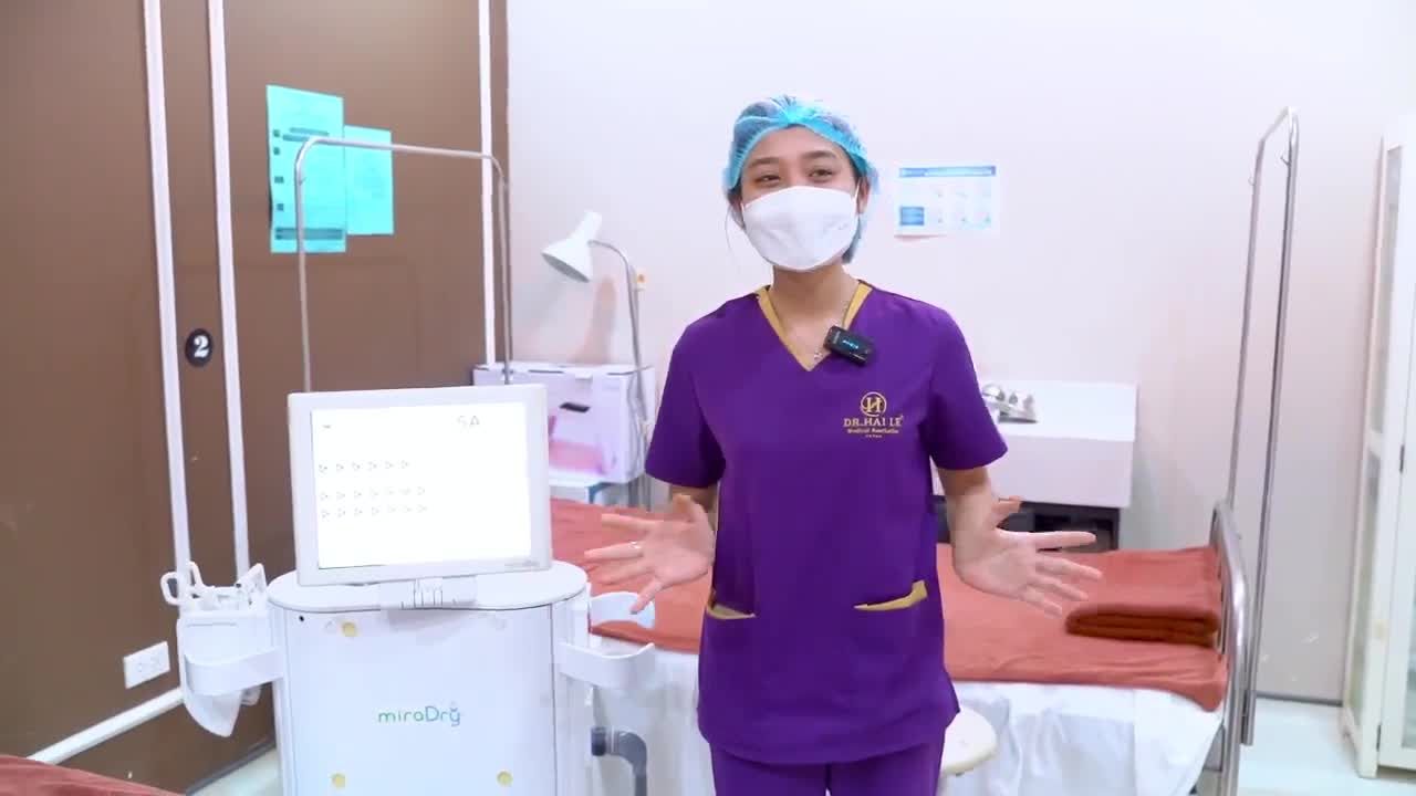 Điều trị hôi nách miraDry hiệu quả vượt trội trị hôi nách + Tăng tiết mồ hôi hiệu quả