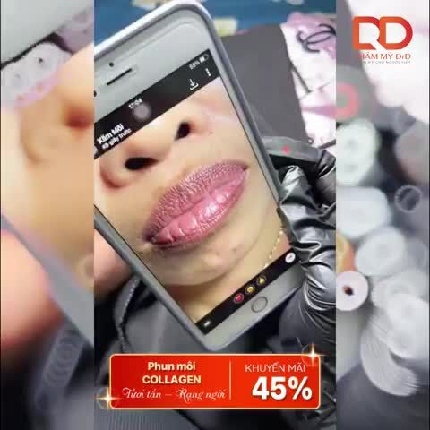 ĐÔI MÔI TÁI NHỢT ĐƯỢC "NHUỘM MÀU" CHO XINH TƯƠI, RẠNG RỠ.