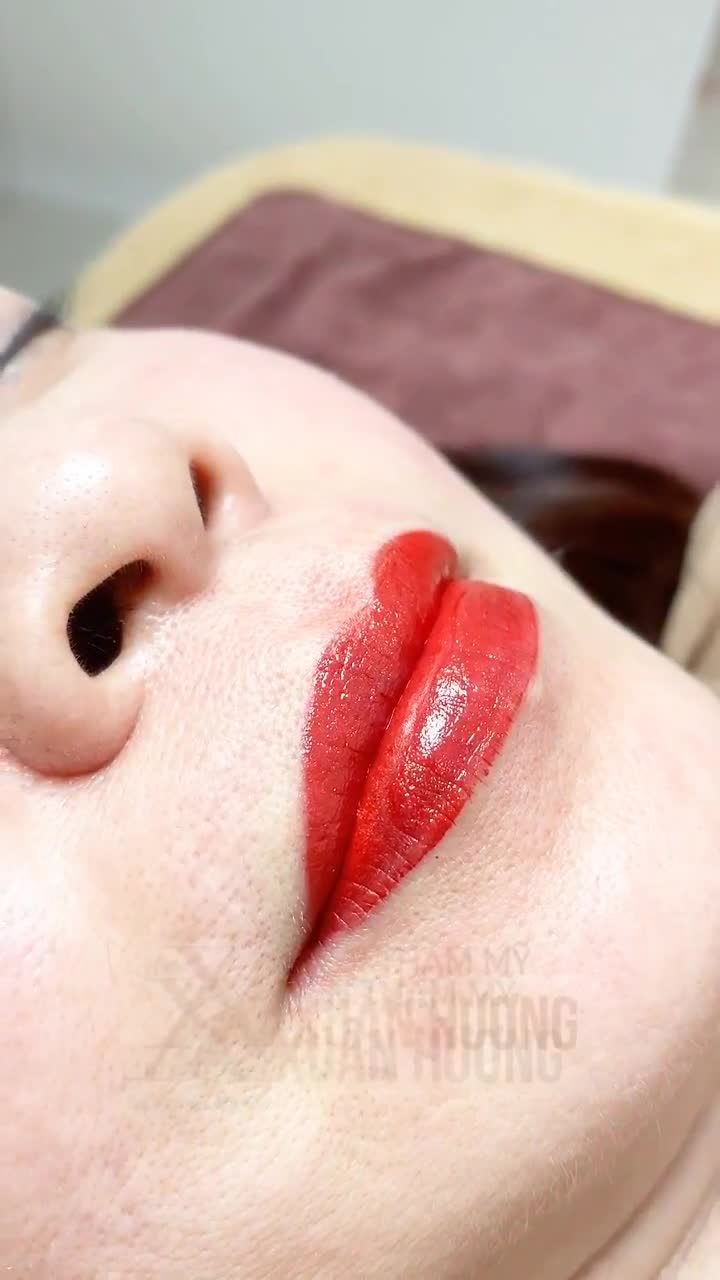 MÀU MÔI TRONG MƯỚT CỦA KHÁCH HÀNG MỚI PHUN XONG NHÌN MÀ MÊ QUÁ