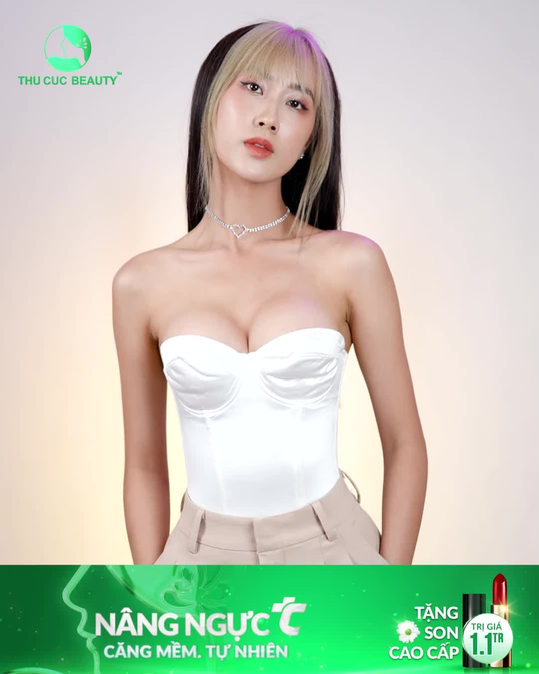 Sở hữu V1 siêu cuốn chỉ sau 60P Nâng ngực TC !!!!