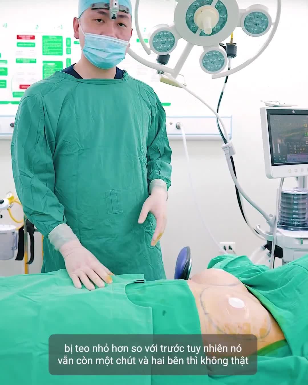 Kết quả V1 ngay khi bác sĩ đặt 1 bên túi ngực !?!