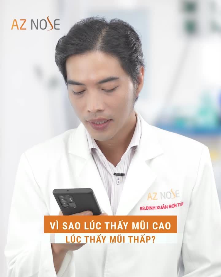 Vì sao lúc thấy mũi thấp, lúc thấy mũi cao sau khi phẫu thuật