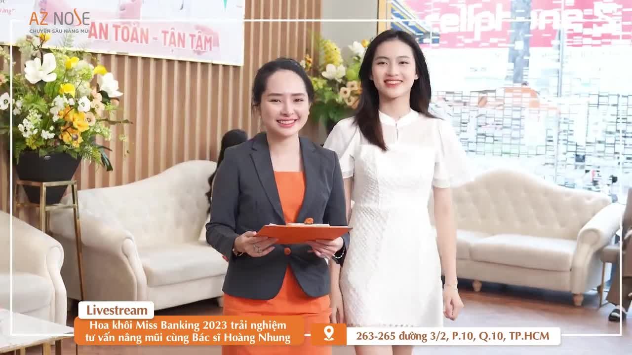 Hoa khôi Miss Banking 2022 mong muốn sở hữu dáng mũi cao tây "giống idol"