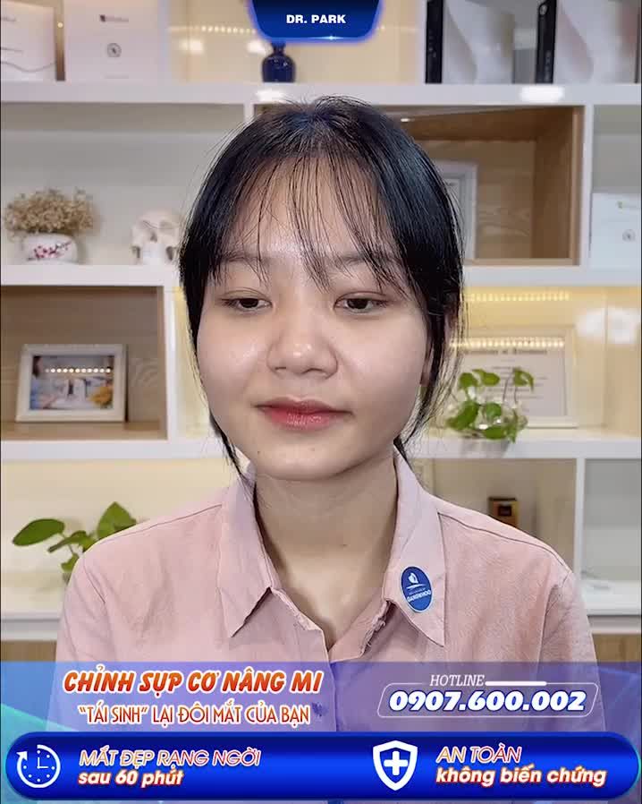 CHỈNH SỤP MÍ BẨM SINH LẤY LẠI ÁNH NHÌN THẦN THÁI