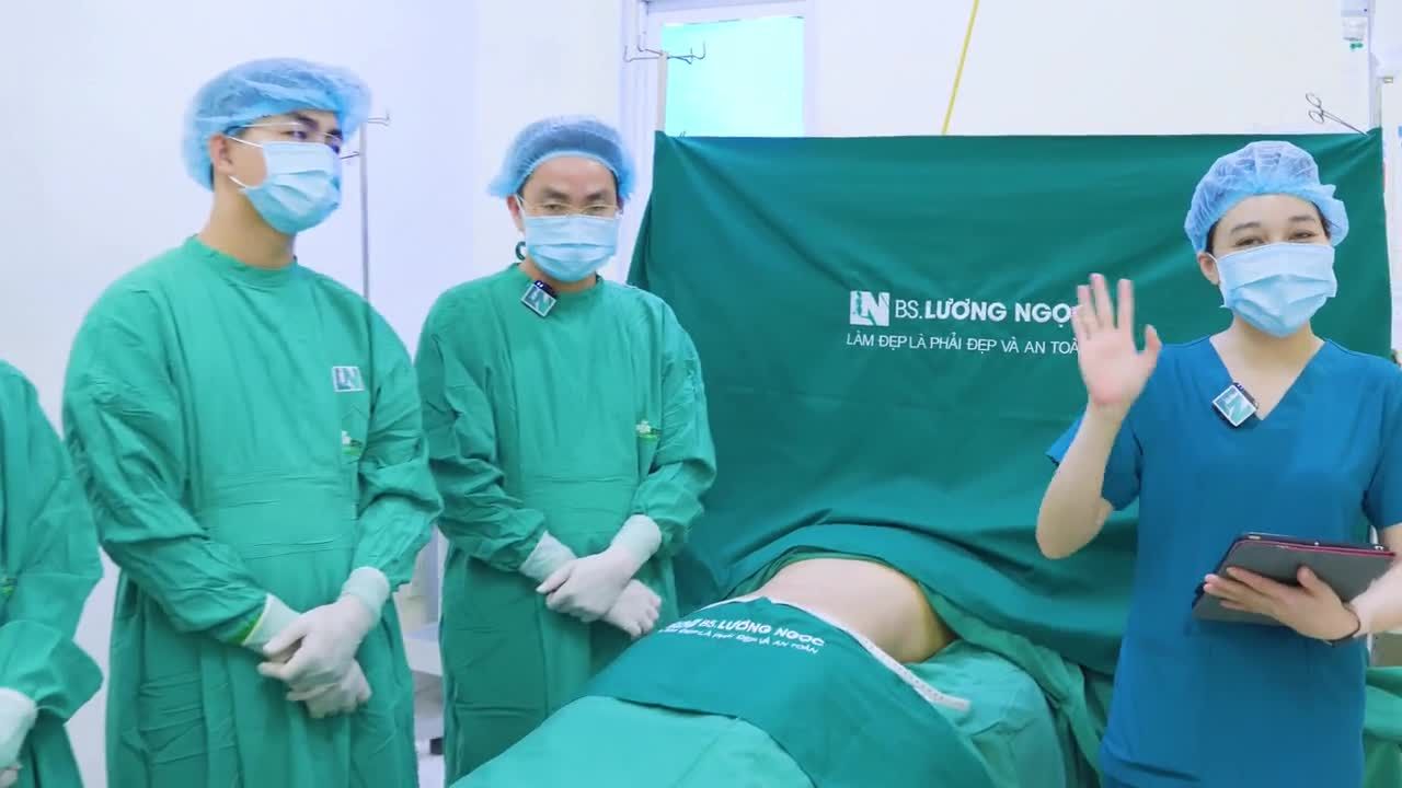 Ca hút mỡ tạo dáng cho trường hợp Khách hàng hôm nay đã được hoàn thành.