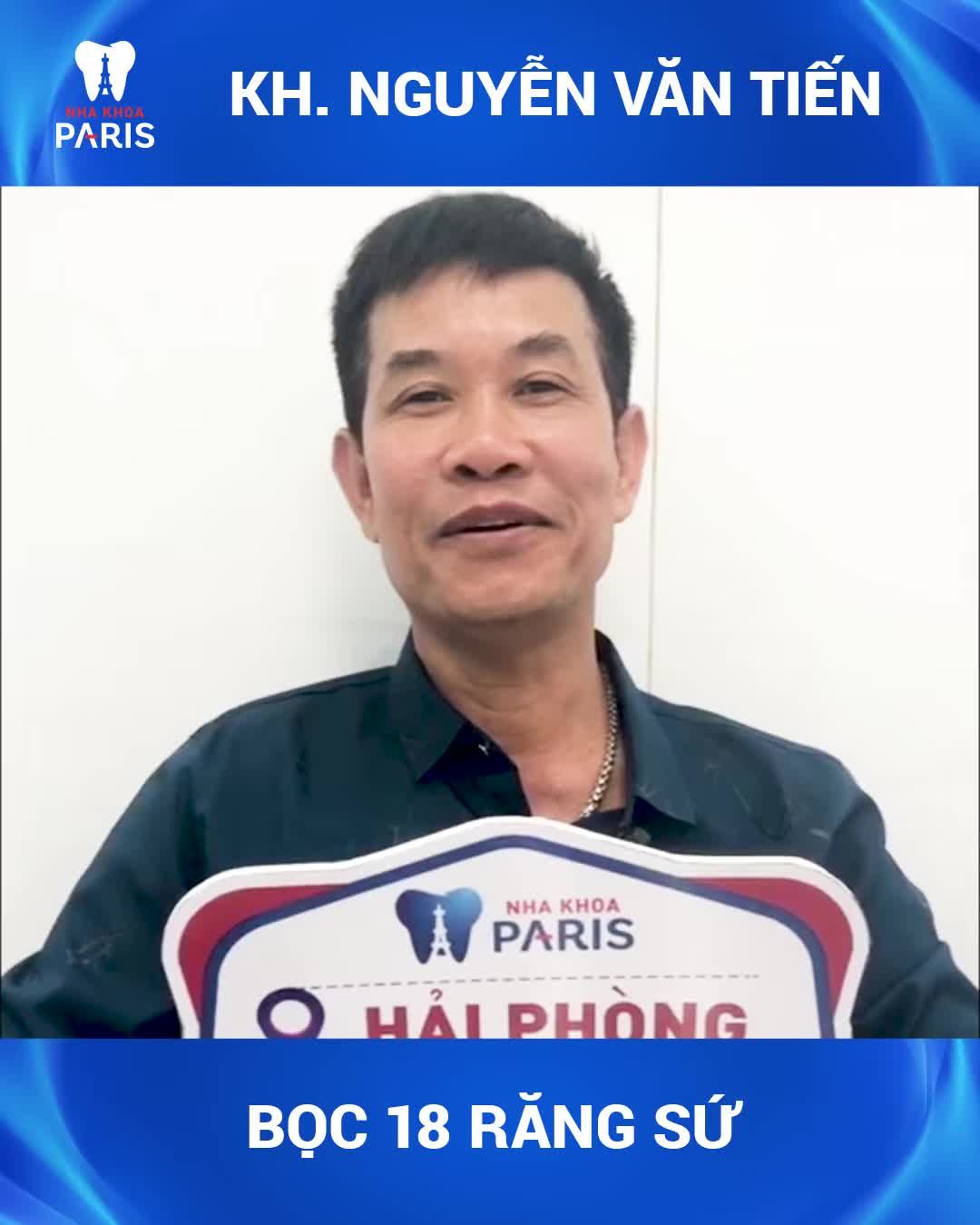 Chỉ sau 2 buổi, anh Tiến đã sở hữu ngay cho mình hàm răng mới đẹp hơn, tự nhiên hơn, và đặc biệt là cải vận phong thủy hoàn toàn.