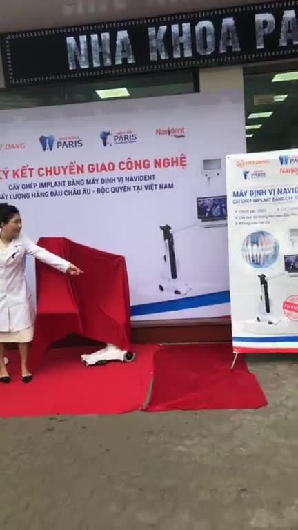 CÔNG NGHỆ TRỒNG RĂNG BẰNG ROBOT ĐỊNH VỊ NAVIDENT - ĐỘT PHÁ 2023 ĐÃ CÓ MẶT TẠI PARIS HẢI PHÒNG