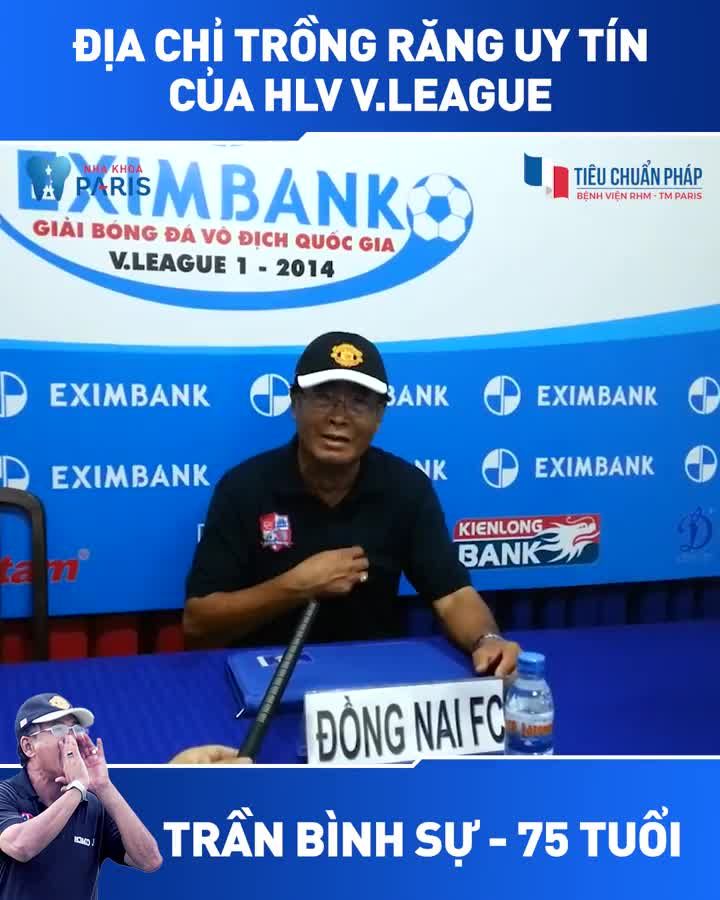 HÉ LỘ NƠI TRỒNG RĂNG CỦA HLV V.LEAGUE