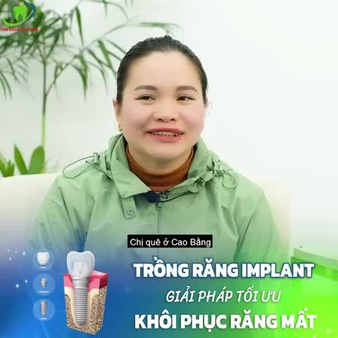 TRỒNG RĂNG IMPLANT - HIỆU QUẢ BỀN VỮNG, LÂU DÀI