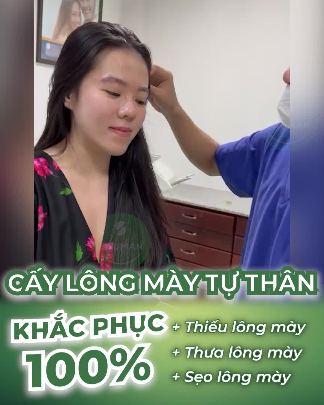 Cấy lông mày nữ đẹp tư nhiên, rất ưng