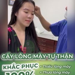 Cấy lông mày nữ đẹp tư nhiên, rất ưng