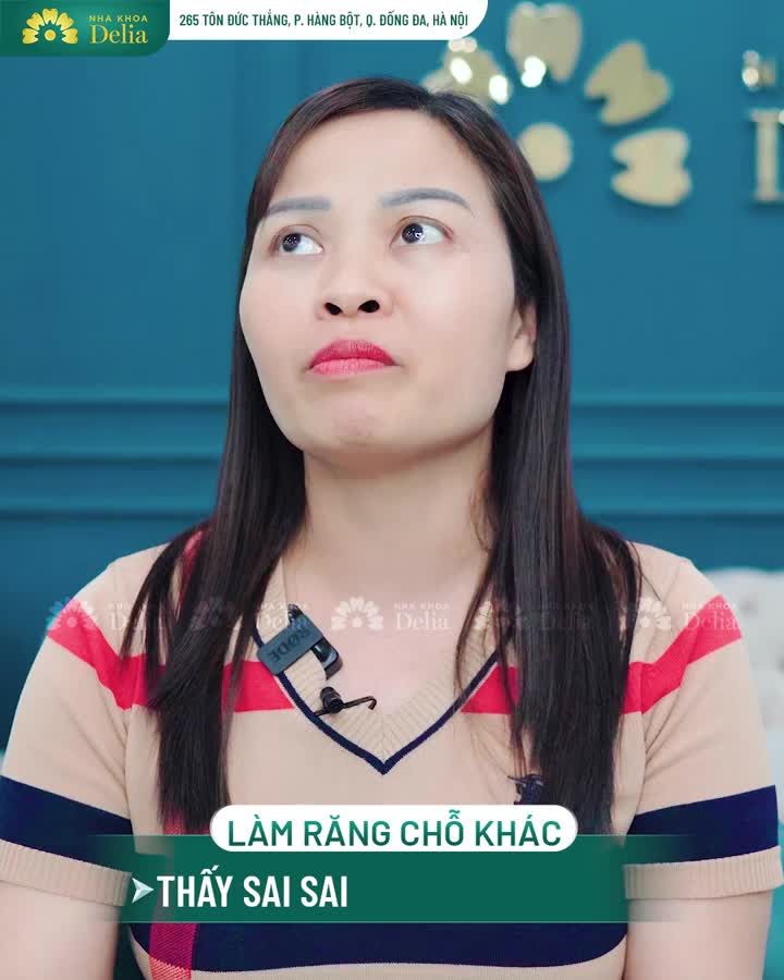 KH Triệu Lan (Thanh Hóa) quyết tâm sửa lại răng sứ cũ hỏng và kết quả bất ngờ