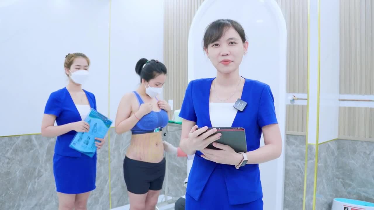HÌNH ẢNH THỰC TẾ KẾT QUẢ SAU HƠN 10 NGÀY  HÚT MỠ TẠO DÁNG THẨM MỸ CHO CHỊ KH 37 TUỔI ĐẾN TỪ ĐỒNG NAI